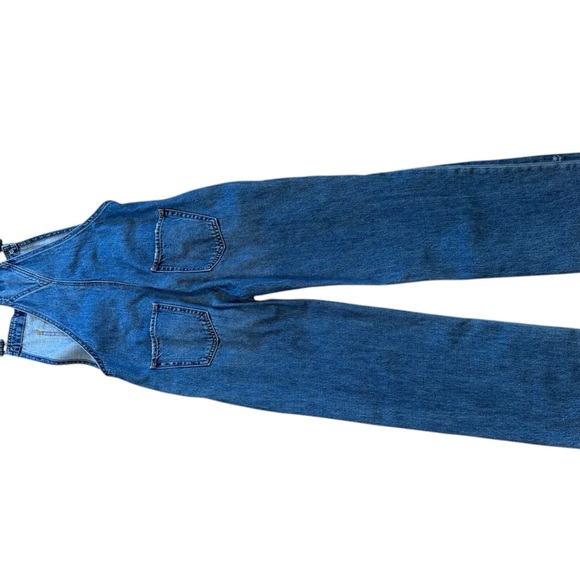 GAP GAP Kids Overalls Girls Size 12 Distressed Blue Denim Overalls - Picture 4 of 6